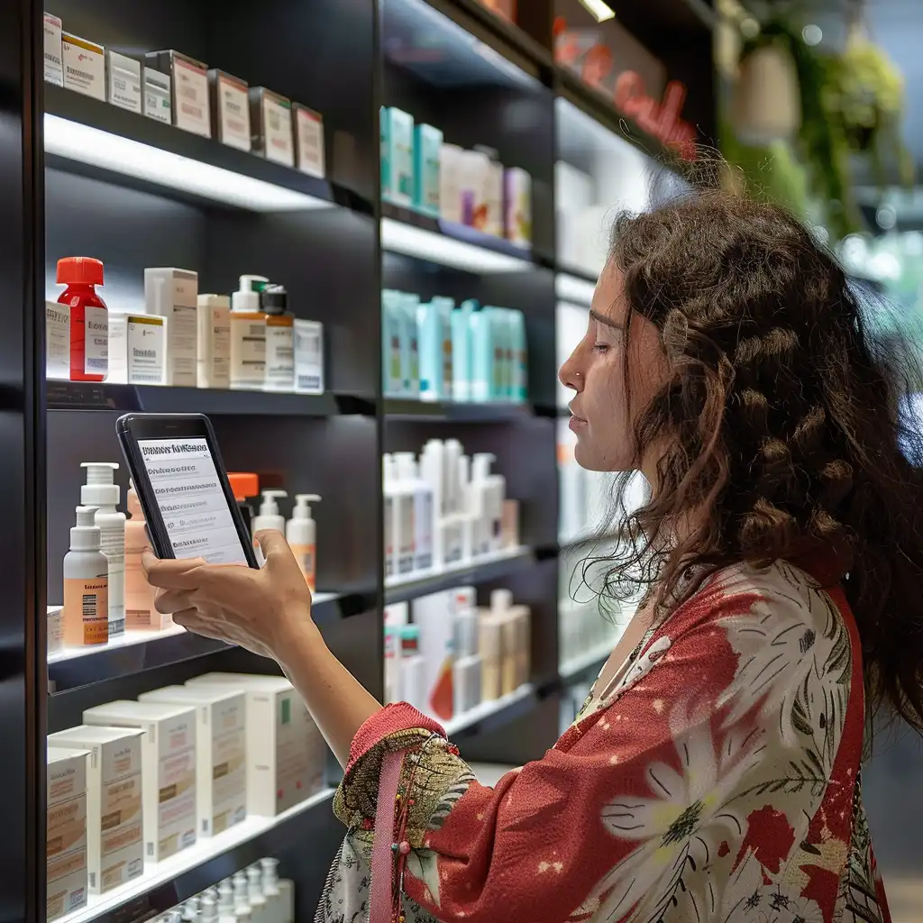Point of Sale systeem met touchscreen Voorraadbeheer software in een modern magazijn