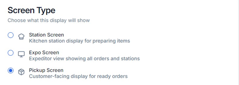Kitchen Display System for Multi-Course Service